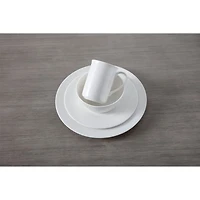 Amanda White Embossed 16 Pc Dinnerware Set