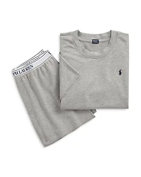 Terry Short Sleeve Shorty Set