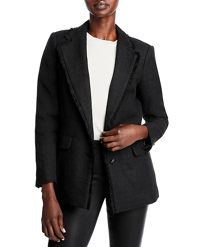 Karl Lagerfeld Paris Tweed Blazer