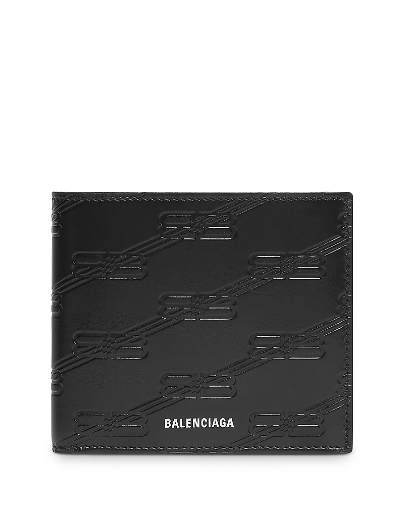 Balenciaga Embossed Monogram Square Folded Wallet Box