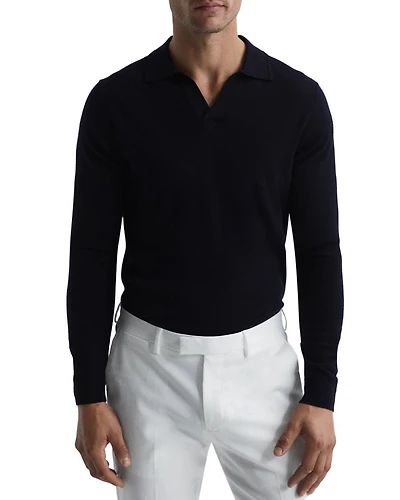 Milburn Long Sleeved Open Collar Sweater