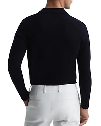 Milburn Long Sleeved Open Collar Sweater