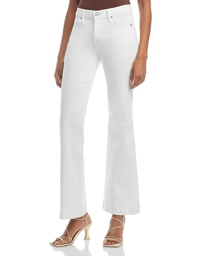 Slim Illusion Dojo High Rise Wide Leg Jeans Luxe White