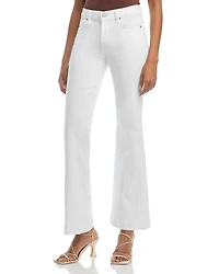 Slim Illusion Dojo High Rise Wide Leg Jeans Luxe White