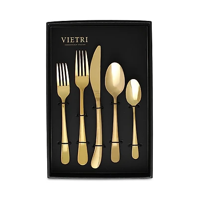 Vietri Settimocielo Oro Five-Piece Place Setting Set of 4