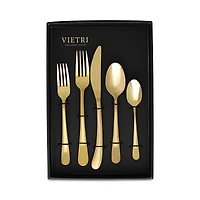Vietri Settimocielo Oro Five-Piece Place Setting Set of 4