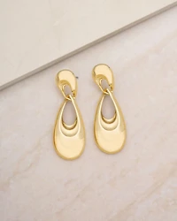 Infinity Link Drop Earrings