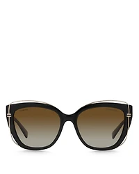 Polarized Cat Eye Sunglasses, 54mm
