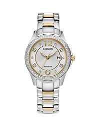 Eco Two Tone Stainless Steel Watch, 30.5mm