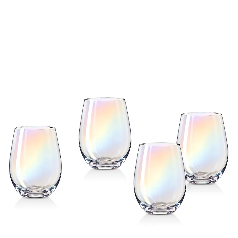 Godinger Monterey Stemless Wine Glass, Set of 4