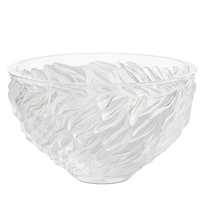 Lalique Fourrure Crystal Bowl
