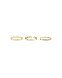 Ettika Small Bits of Bling Ring Set