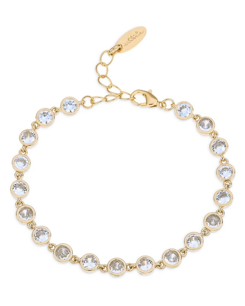 Everyday Cubic Zirconia Link Bracelet
