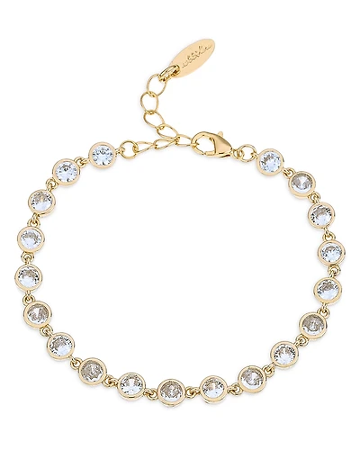 Ettika Everyday Cubic Zirconia Link Bracelet