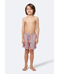 Boys' Coral Print Swim Trunks - Little Kid, Big Kid