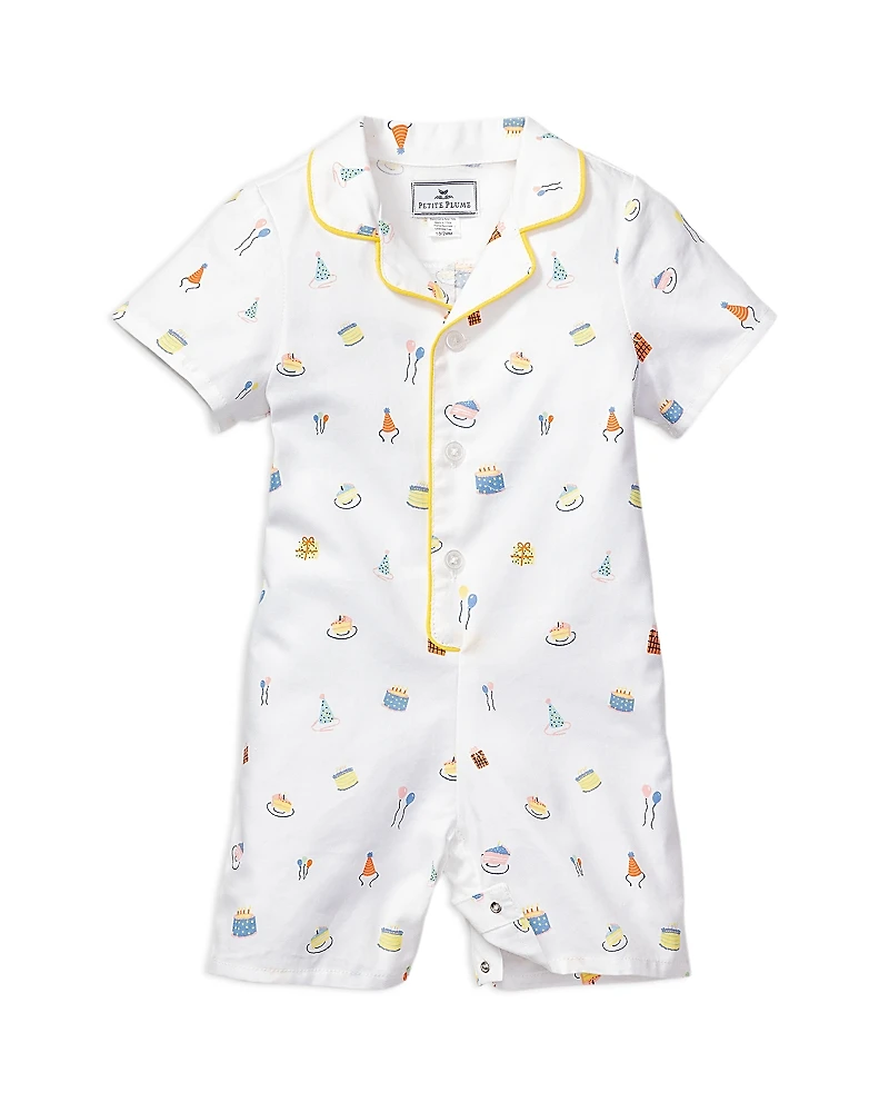 Petite Plume Boys' Birthday Wishes Classic Romper - Baby