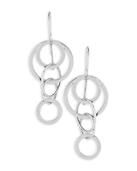 Bloomingdale's Fine Collection Sterling Silver Mini Cascading Circle Earrings