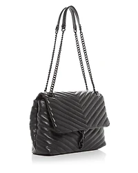 Edie Quilted Leather Crossbody
