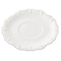 Berry & Thread Whitewash Sauce Boat and Stand