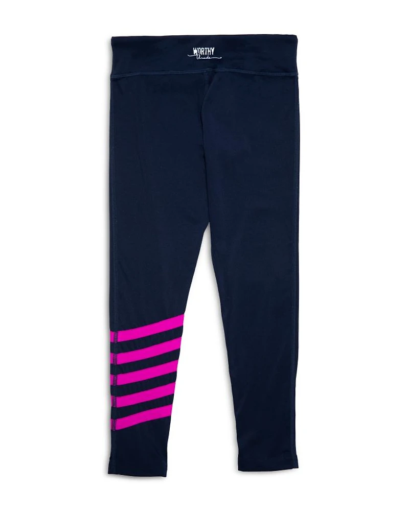 Girls Leggings with Stripes - Little Kid, Big Kid