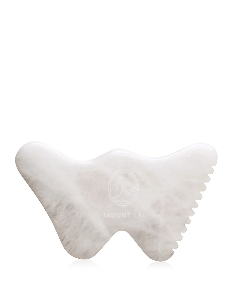 Mount Lai The Vitality Qi White Jade Gua Sha Sculpting Tool