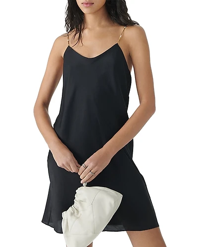 ba & sh Clem Open Back Mini Slip Dress