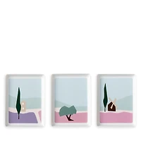 Degrenne Paris Destination Sud Rectangular Trays, Set of 3