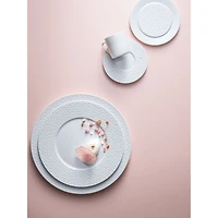 Perles De Rosee Round Dinner Plate