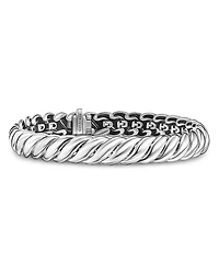 David Yurman Sterling Silver Sculptured Cable Bangle Bracelet