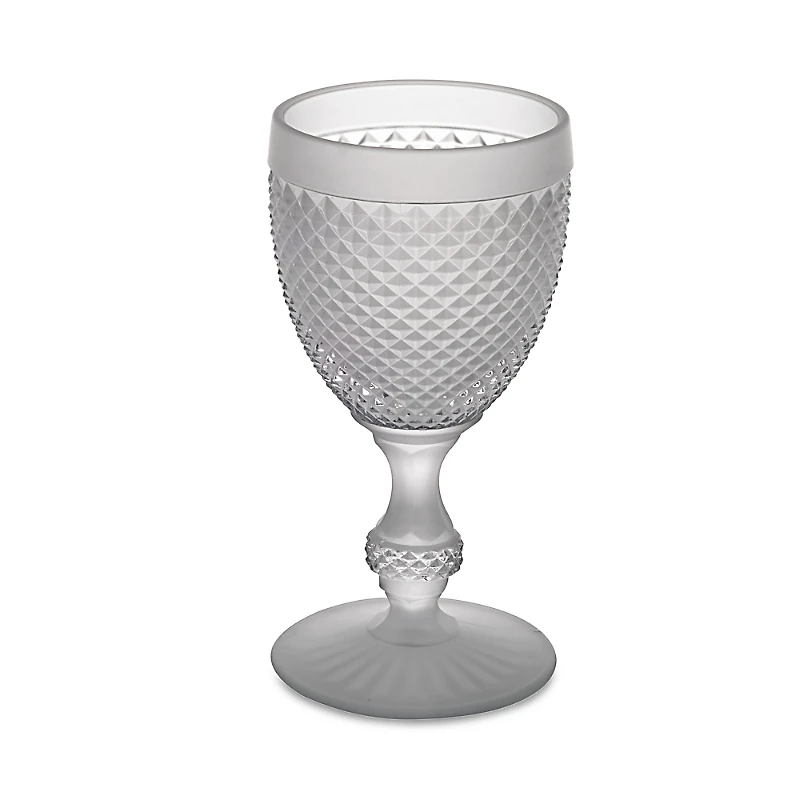 Vista Alegre Bicos Frosted Goblet, Set of 4