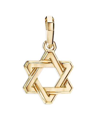 Deco Star of David Pendant, 24mm