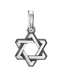 David Yurman Sterling Silver Deco Star of David Pendant