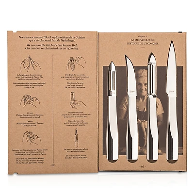 Degrenne Paris L'Econome By Starck Kitchen Peeler, Set of 4