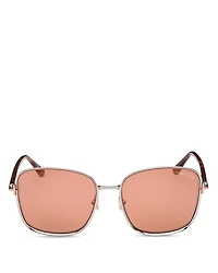 Fern Square Sunglasses, 57mm
