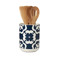 kate spade new york Elegant Geo Utensil Crock With Wood Utensils