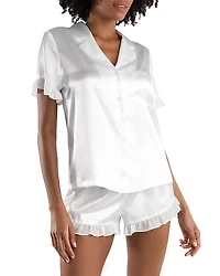 Bloom by Jonquil Alice Satin Shortie Pajama Set