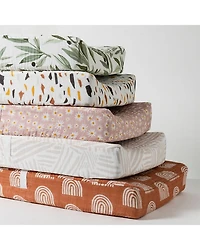 Quilted Changing Pad Cover GOTS Certified Organic Muslin Cotton