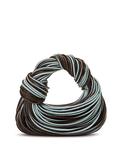 Bottega Veneta Mini Jodie Leather Top Handle Bag