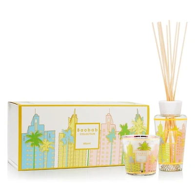 My First Baobab Candle & Diffuser Gift Box – Miami