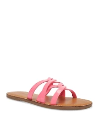 Schutz Women's Lyta Patent Strappy Slide Sandals