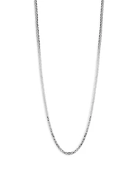 Milanesi And Co Sterling Silver 3mm Mariner Link Chain Necklace