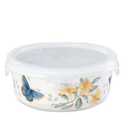 Butterfly Meadow Large Round Food Storage Container