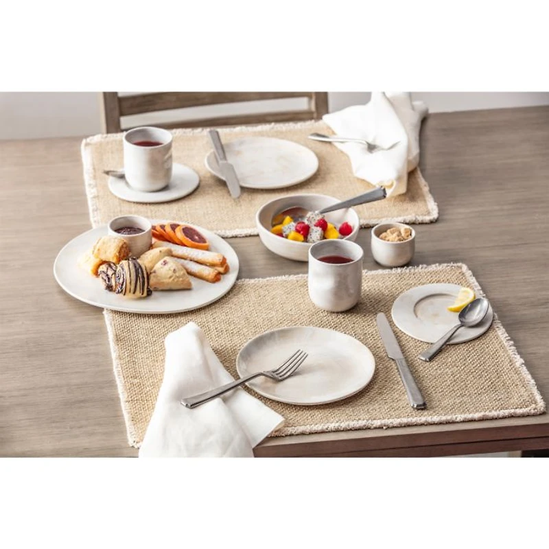 CT Collection No. 2 White 16 Pc Dinnerware Set