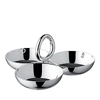 Christofle Vertigo 3-Part Appetizer Dish