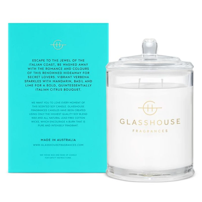 Passion In Positano Verbena & Basil Candle, 13.4 oz.