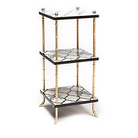 Mackenzie-Childs Pretty As A Bow 3 Tiered Table