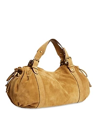 Gerard Darel 24H Suede Handbag