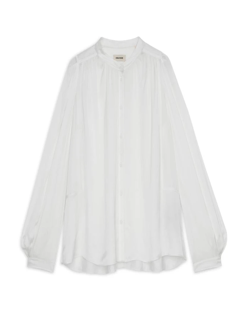 Tchin Satin Blouse
