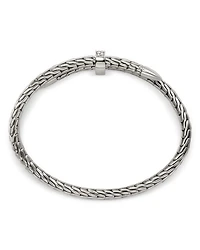 Sterling Silver Diamond Spear Flex Cuff