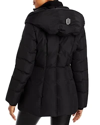 Adali Asymmetric Hooded Coat